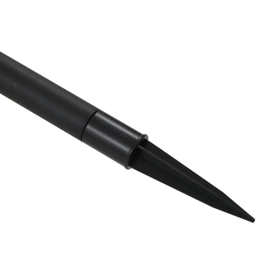 Lindby LED lamp op zonne-energie Lago, Ø 30 cm, bol, grondpin, wit