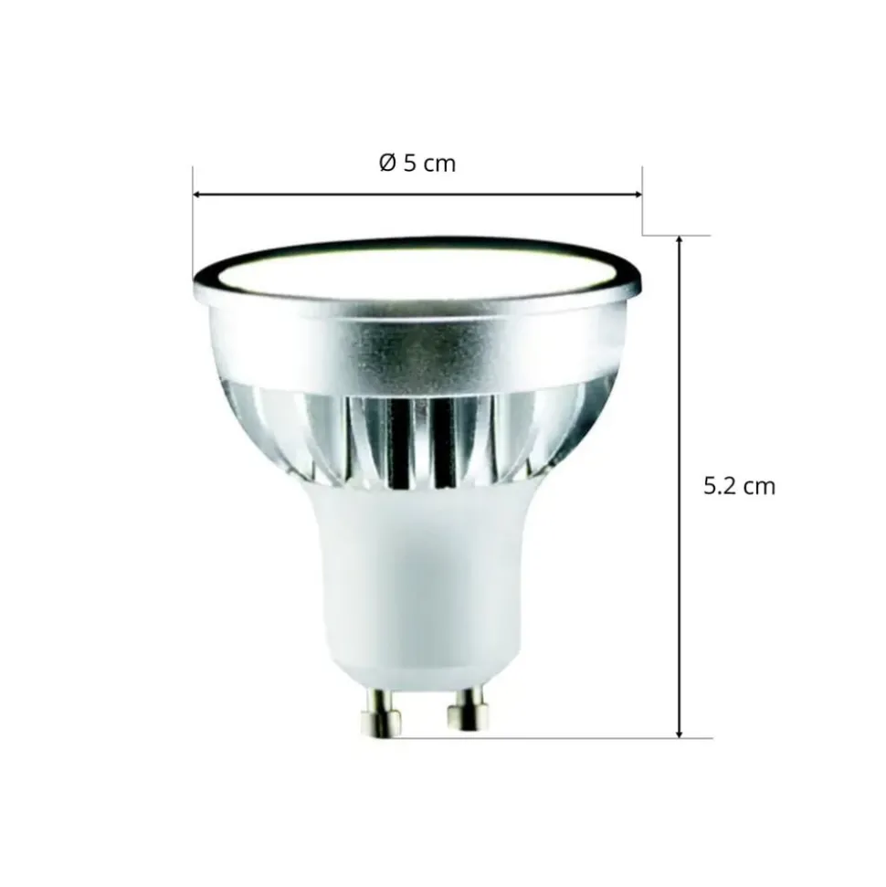Lindby LED lamp, reflector, GU10, 5 W, helder, 3.000 K