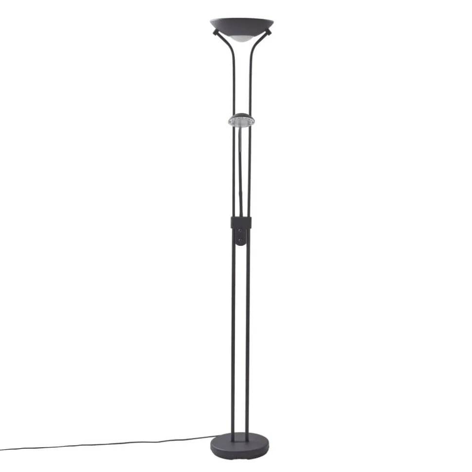 Lindby LED leeslampje Josefin, zwart, leeslampje, dimbaar