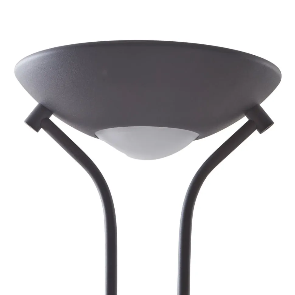 Lindby LED leeslampje Josefin, zwart, leeslampje, dimbaar