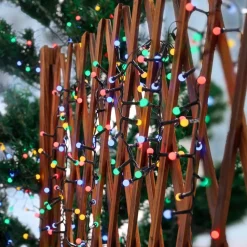 Lindby LED lichtketting Miyu, RGB, timer, 15 m, IP44