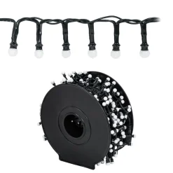 Lindby LED lichtketting Miyu, RGB, timer, 15 m, IP44