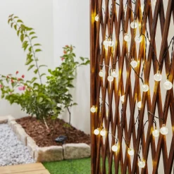 Lindby LED lichtketting Mionel, bollen, 30-flg., 635cm