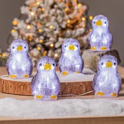 Lindby LED lichtketting Pingo, timerfunctie, 745 cm, IP44