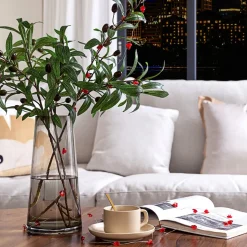 Lindby LED lichtketting Titciana, hart, Valentijnsdag, 320 cm