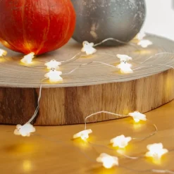 Lindby LED lichtketting Titciana, spook, Halloween, 320 cm