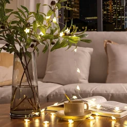 Lindby LED lichtketting Titciana, spook, Halloween, 320 cm