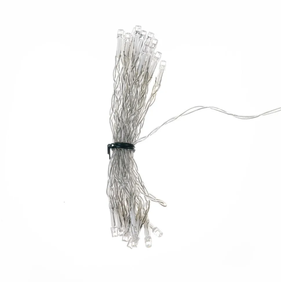 Lindby LED lichtketting Yven, 30 lampjes, 320 cm, timer