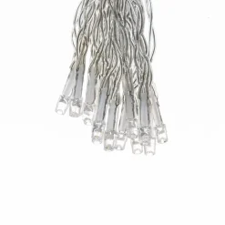 Lindby LED lichtketting Yven, 30 lampjes, 320 cm, timer