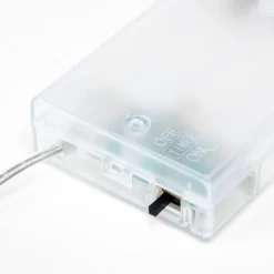 Lindby LED lichtketting Yven, 30 lampjes, 320 cm, timer