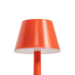 Lindby LED oplaadbaar licht Gaja, rood, USB, IP44, RGBW, dimbaar