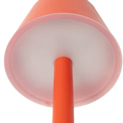 Lindby LED oplaadbaar licht Gaja, rood, USB, IP44, RGBW, dimbaar