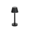 Lindby LED oplaadbaar licht Gaja, zwart, USB, IP44, RGBW, dimbaar.