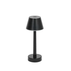 Lindby LED oplaadbaar licht Gaja, zwart, USB, IP44, RGBW, dimbaar.