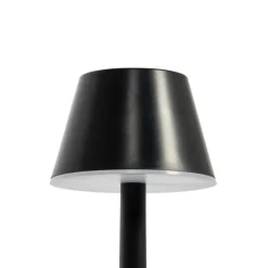 Lindby LED oplaadbaar licht Gaja, zwart, USB, IP44, RGBW, dimbaar.