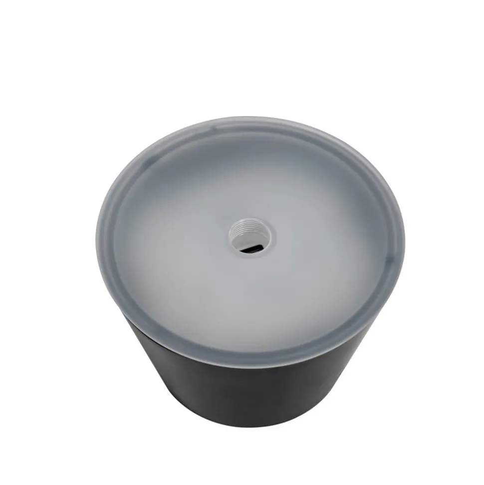 Lindby LED oplaadbaar licht Gaja, zwart, USB, IP44, RGBW, dimbaar.