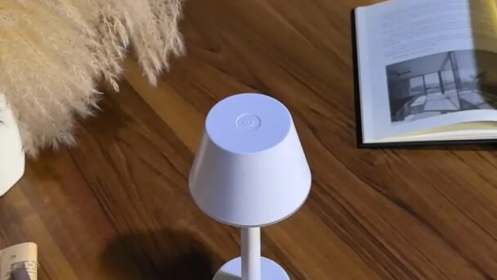 Lindby LED oplaadbare lamp Gaja, wit, USB, IP44, RGBW, dimbaar