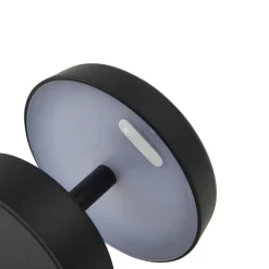 Lindby LED oplaadbare tafellamp Nalani, 10 cm hoog, IP44, dimbaar