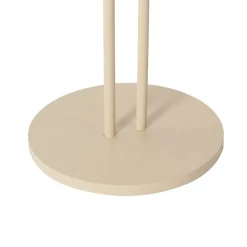 Lindby LED oplaadbare tafellamp Janea TWIN, beige, metaal