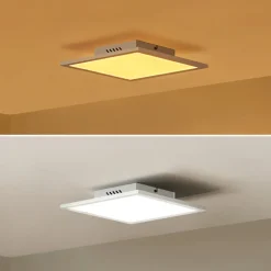 Lindby LED paneel Lamin, wit, 30 cm, CCT, dimbaar, afstandsbediening