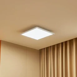 Lindby LED paneel Lamin, wit, 40 cm, CCT, dimbaar, afstandsbediening