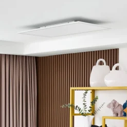 Lindby LED paneel Lamin, wit, 80 cm, CCT, dimbaar, afstandsbediening