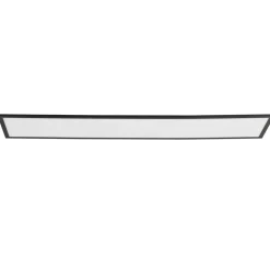 Lindby LED paneel Lamin, zwart, 120cm, CCT, dimbaar, afstandsbediening