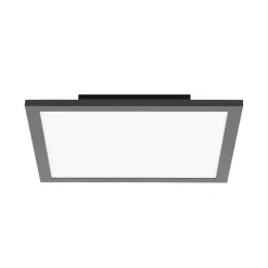 Lindby LED paneel Lamin, zwart, 30 cm, CCT, dimbaar, afstandsbediening