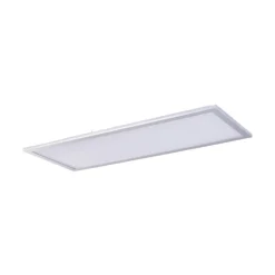 Lindby LED paneel Livel, 4000K, 80 cm x 30 cm, zilver, metaal