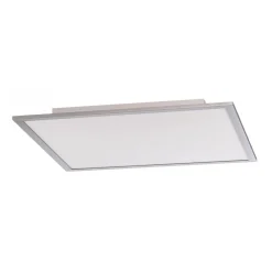 Lindby LED paneel Livel, 4000K, 62 cm x 62 cm, zilver, metaal