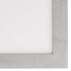 Lindby LED paneel Livel, 4000K, 62 cm x 62 cm, zilver, metaal