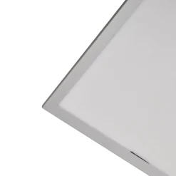Lindby LED paneel Livel, 4000K, 40 cm x 40 cm, zilver, metaal