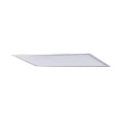 Lindby LED paneel Livel, 4000K, 120cm x 30cm, zilver, metaal