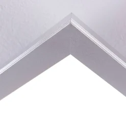 Lindby LED paneel Livel, 4000K, 120cm x 30cm, zilver, metaal