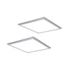 Lindby LED paneel Livel, set van 2, CCT, 40 cm x 40 cm, afstandsbediening