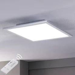 Lindby LED paneel Livel, set van 2, CCT, 40 cm x 40 cm, afstandsbediening