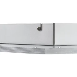 Lindby LED paneel Livel, set van 2, 4.000 K, 40 x 40 cm, zilver
