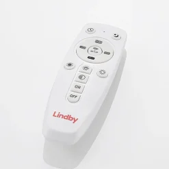 Lindby LED paneel Nelios, 120 x 60 cm, CCT, zwart, metaal