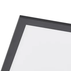 Lindby LED paneel Nelios, 40 x 40 cm, CCT, zwart, metaal