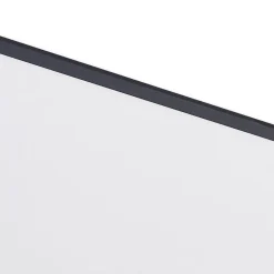 Lindby LED paneel Nelios, 120 x 60 cm, 4000K, zwart, metaal