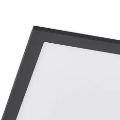 Lindby LED paneel Nelios, 40 x 40 cm, 4.000K, zwart, metaal