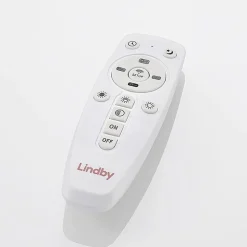 Lindby LED paneel Nelios, 62 x 62 cm, CCT, zwart, metaal