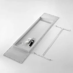 Lindby LED paneel Quais, 30 x 120 cm, wit, aluminium, 4.000K