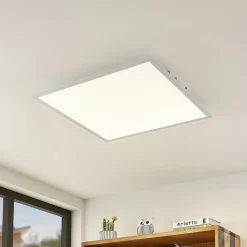 Lindby LED paneel Quais, 60 x 60 cm, wit, aluminium, 4.000K