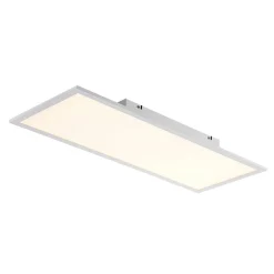 Lindby LED paneel Quais, 80 x 30 cm, wit, metaal, 4.000K
