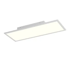 Lindby LED paneel Quais, 80 x 30 cm, wit, metaal, 4.000K