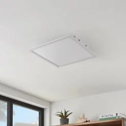 Lindby LED paneel Quais, 40 x 40 cm, wit, aluminium, 4.000K