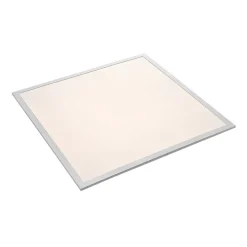 Lindby LED paneel Stenley, 4.000 K, 60 cm x 60 cm, zilver/wit