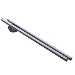 Lindby LED plafondlamp Aurendor, 135 cm, zwart, metaal