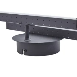 Lindby LED plafondlamp Aurendor, 135 cm, zwart, metaal